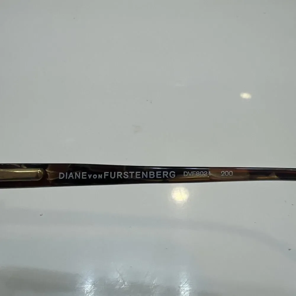 NEW Diane von Furstenberg DVF 8031 200 Glossy Bronze Eyeglasses Frames 51-16-135